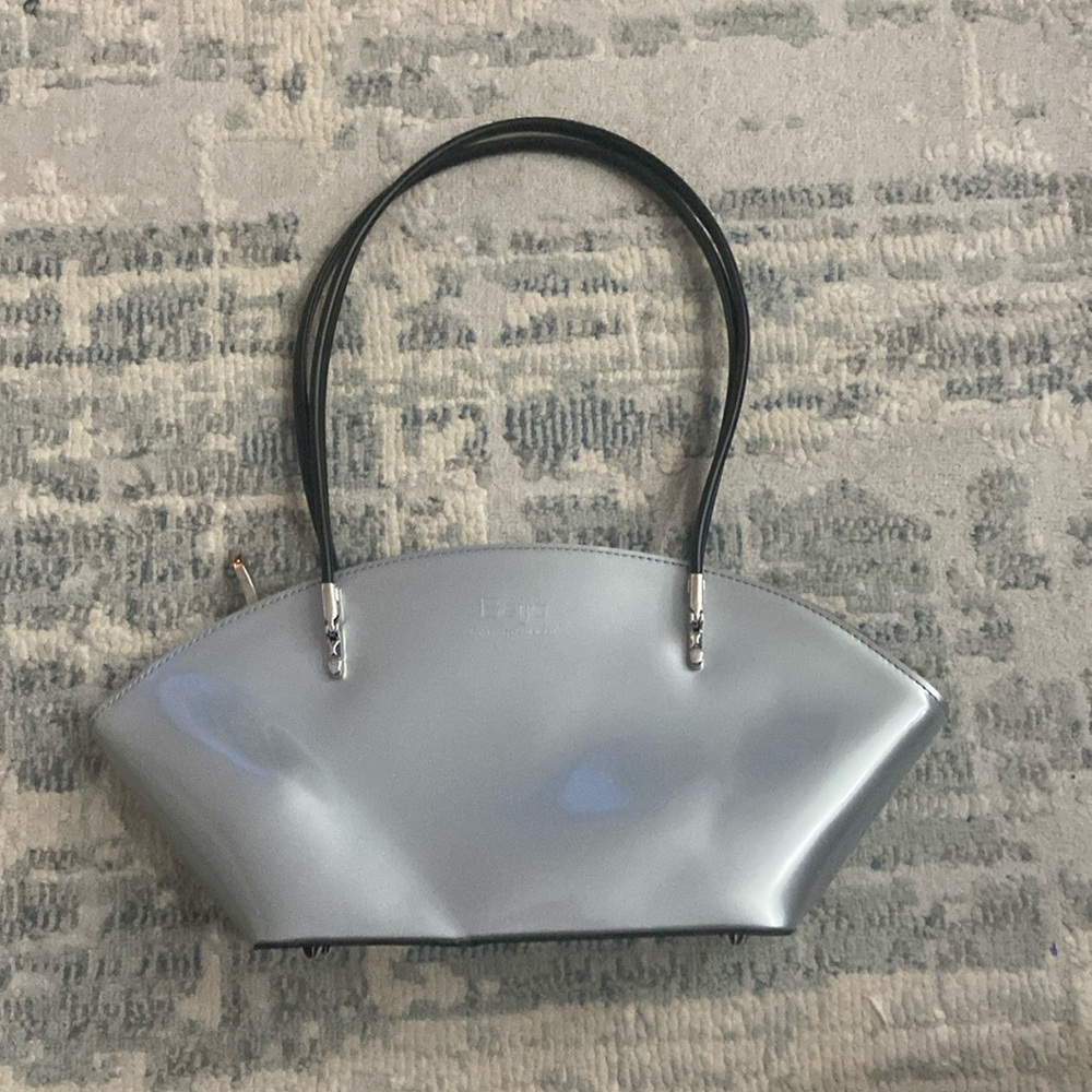 Beijo Metallic Silver Over the Moon purse